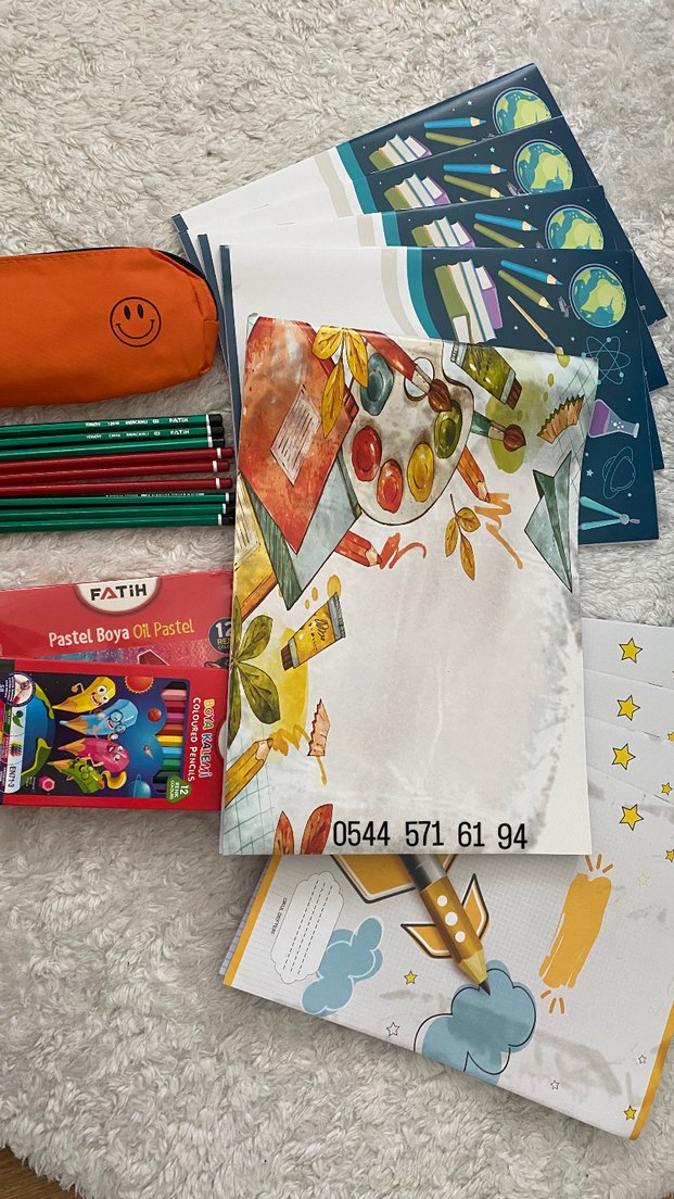 Renkli Mavi Çocuk Okul Çantası - Görsel 4