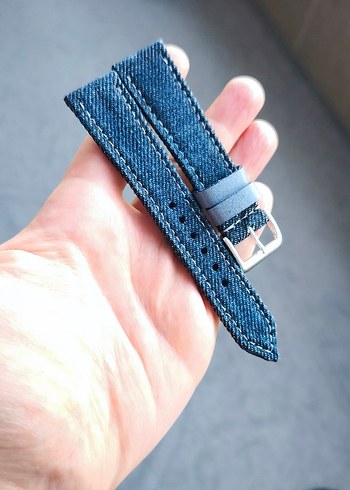 kanvas ve denim saat kordonlari - Görsel 3