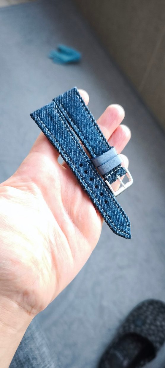 kanvas ve denim saat kordonlari - Görsel 3