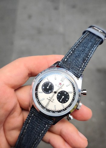 Klasik Gri Beyaz Erkek Saat - Görsel 2