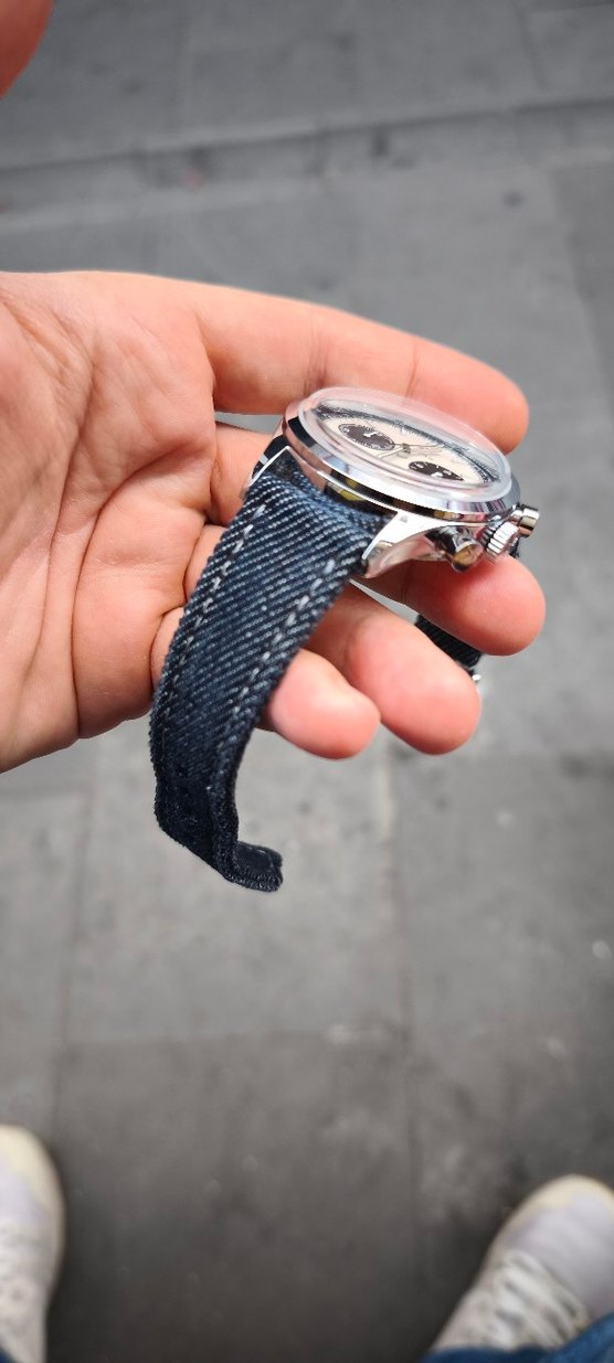 Klasik Gri Beyaz Erkek Saat - Görsel 3