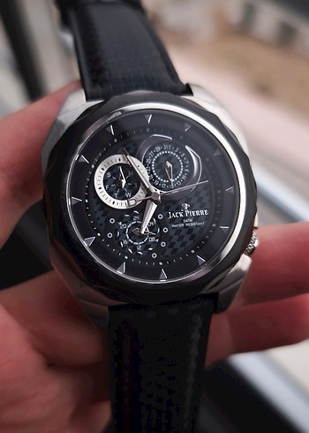 Siyah Klasik Biker Erkek Kol Saati - Görsel 2