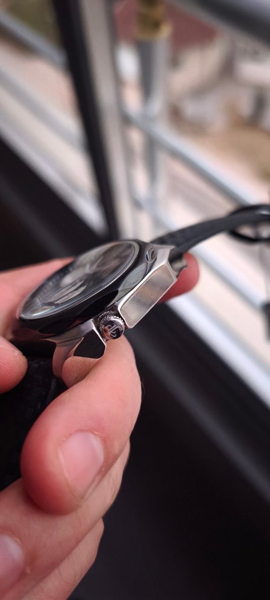 Siyah Klasik Biker Erkek Kol Saati - Görsel 3