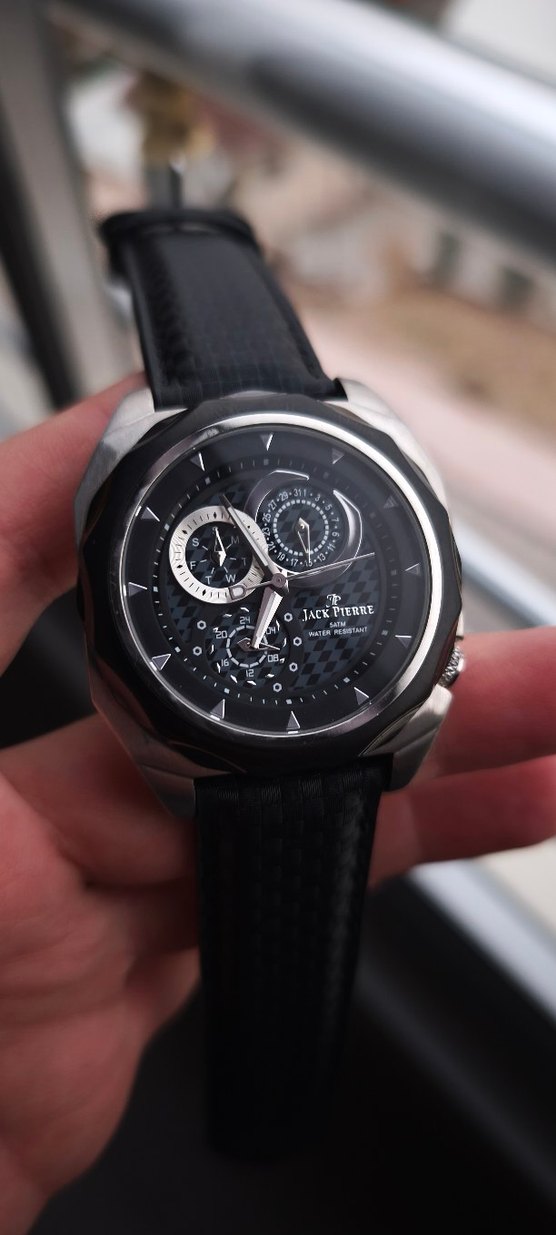 Siyah Klasik Biker Erkek Kol Saati - Görsel 2