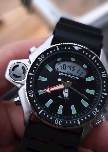 Siyah Rock Punk Erkek Kol Saati - Görsel 2