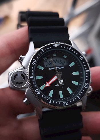 Siyah Rock Punk Erkek Kol Saati - Görsel 3