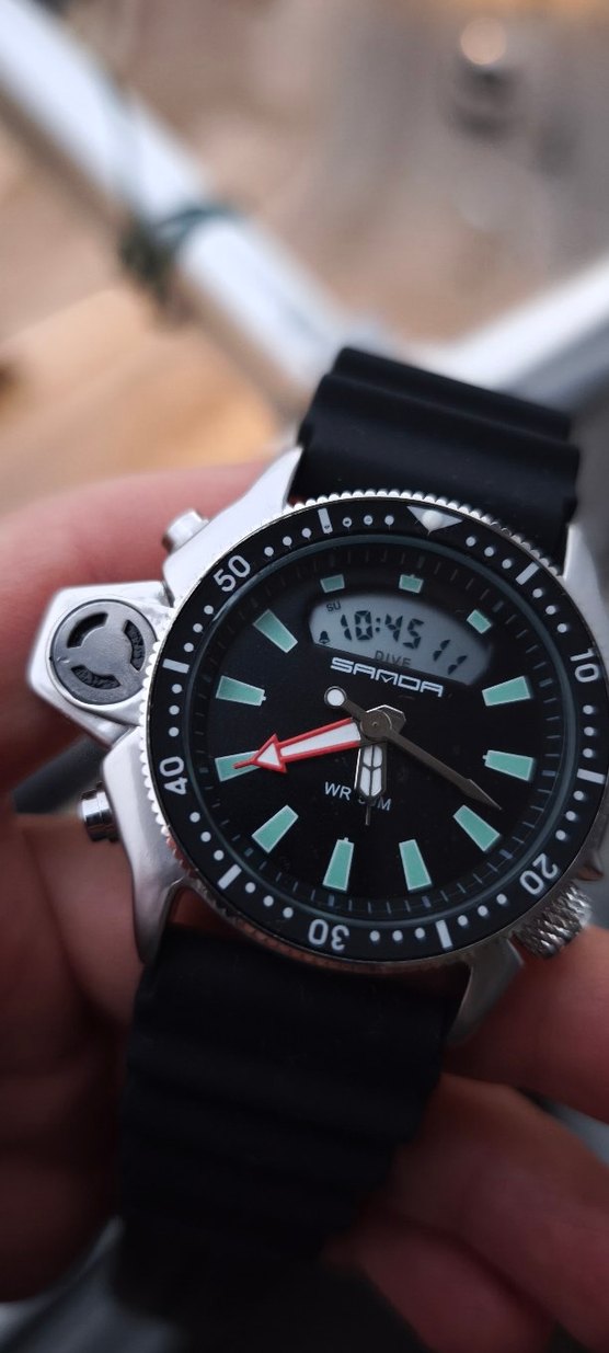 Siyah Rock Punk Erkek Kol Saati - Görsel 2