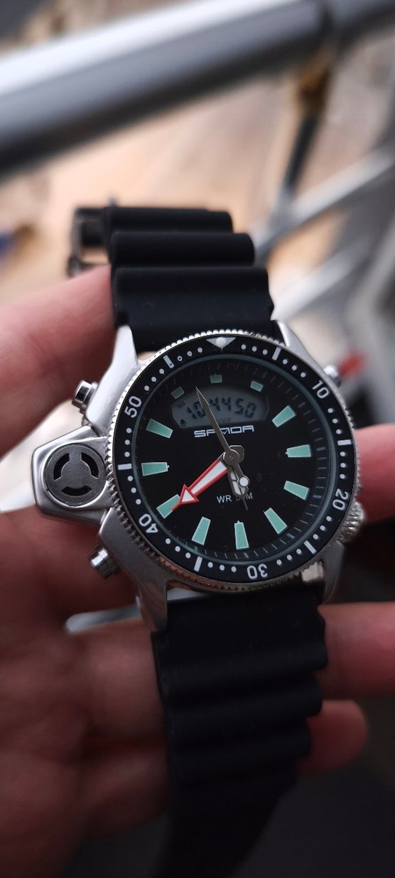 Siyah Rock Punk Erkek Kol Saati - Görsel 3