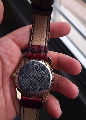 Jeep Erkek Bordo Klasik Saat - Görsel 2