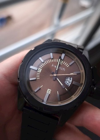 Kahverengi Biker Tarzı Erkek Kol Saati - Görsel 5