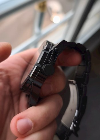 Kahverengi Biker Tarzı Erkek Kol Saati - Görsel 7