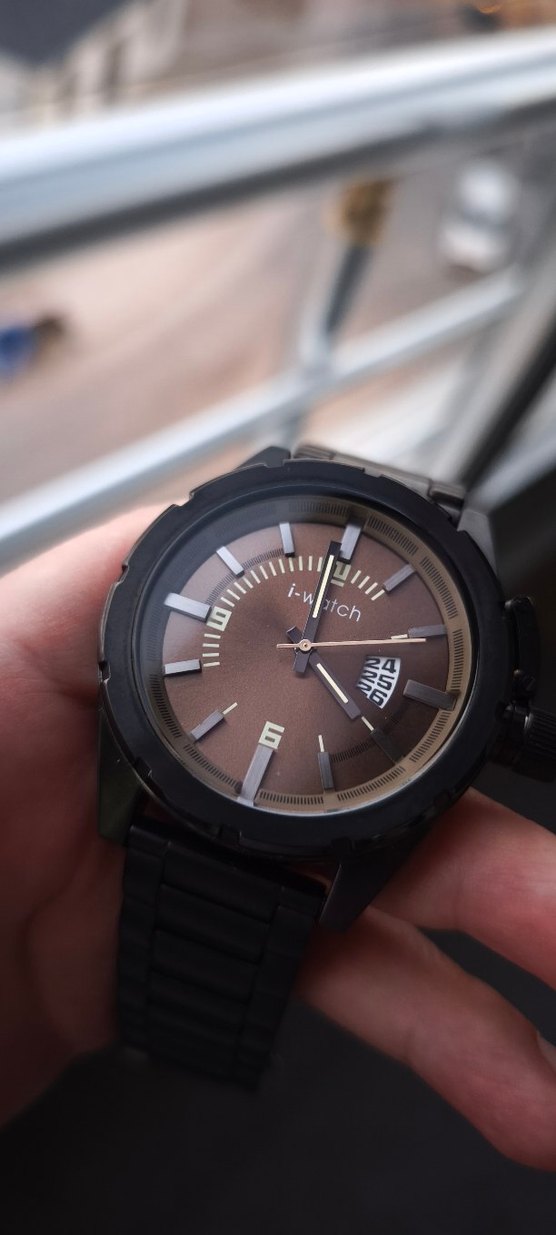 Kahverengi Biker Tarzı Erkek Kol Saati - Görsel 5