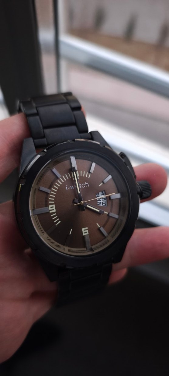 Kahverengi Biker Tarzı Erkek Kol Saati - Görsel 2