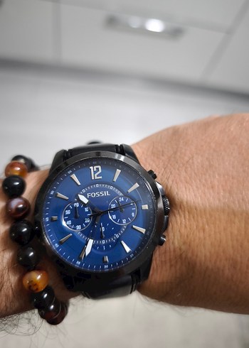 Fossil Fossil Erkek Mavi Biker Saat