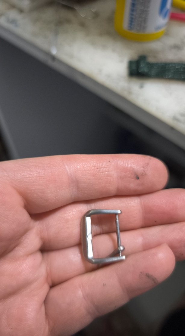 Yeşil Vintage Erkek Saat Kayışı - Görsel 3