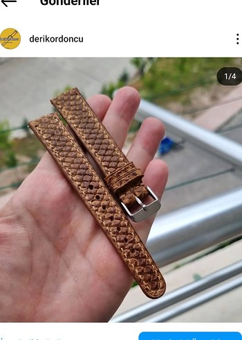 Kahverengi Vintage Erkek Saat Kayışı