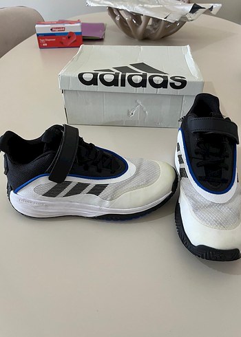 Erkek Çocuk Beyaz Adidas Spor Ayakkabı - Görsel 4