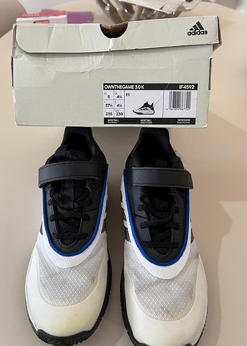 Erkek Çocuk Beyaz Adidas Spor Ayakkabı - Görsel 8