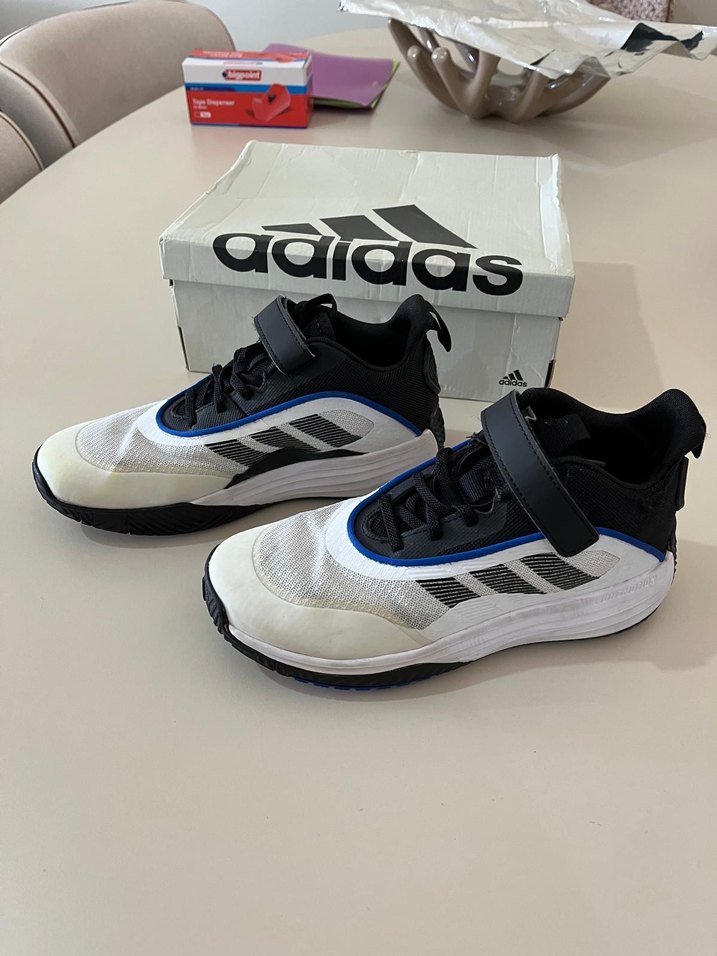 Erkek Çocuk Beyaz Adidas Spor Ayakkabı - Görsel 3