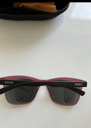 Bordo Transparan Kadın Güneş Gözlüğü - Görsel 2