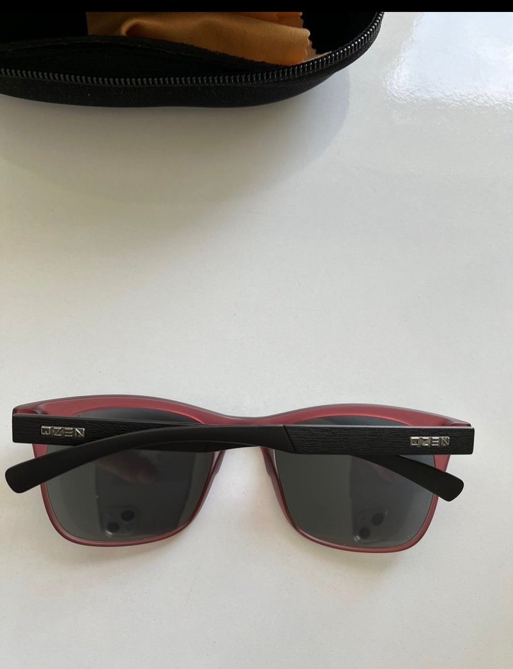 Bordo Transparan Kadın Güneş Gözlüğü - Görsel 2