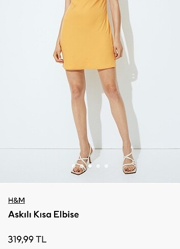 l Beden H&M SATEN ELBİSE 