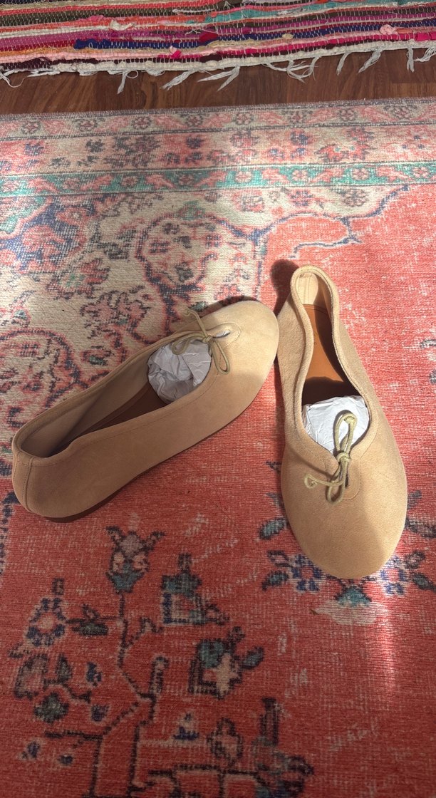 Zara Bej Süet Kadın Babet - Görsel 2