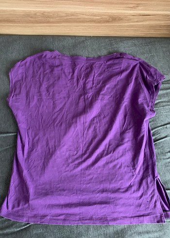 Adidas Vintage Mor Kısa Kollu Kadın Tişört - Görsel 2