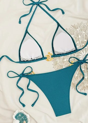 metal Detaylı  İpli Bikini - Görsel 2