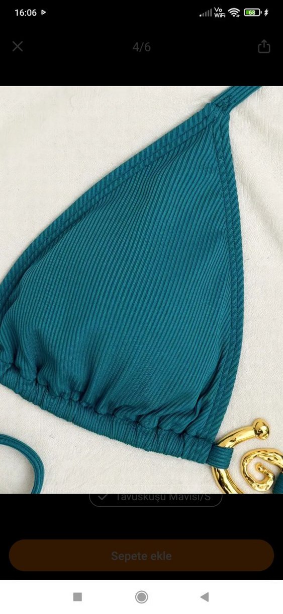 metal Detaylı  İpli Bikini - Görsel 3