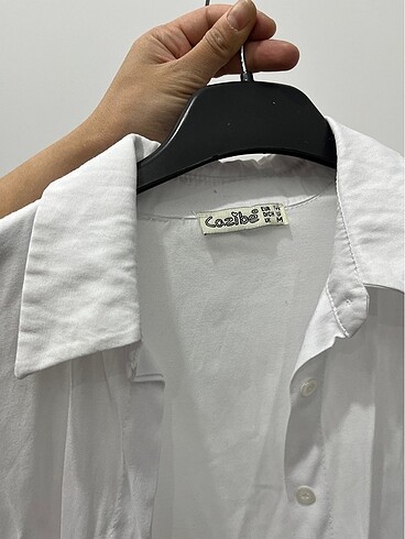 m Beden beyaz Renk Beyaz oversize gomlek