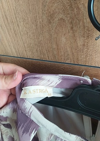 Diğer Mor Bağlama Desenli Uzun Kollu Salaş Tunik