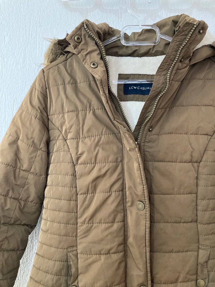 Bej Düğmeli Kadın Ceket - Görsel 2