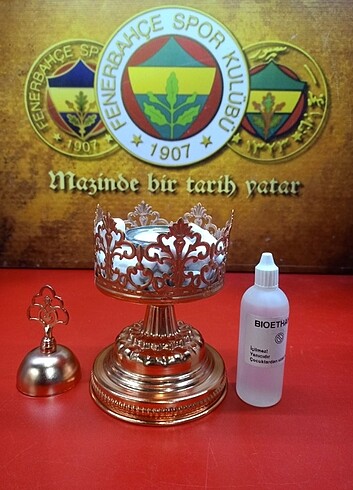  Beden sarı Renk Masa üstü bioethanol şömine 