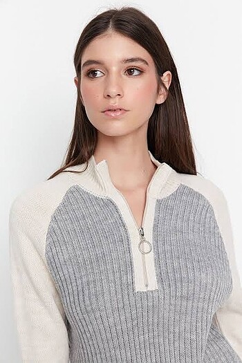 Trendyol & Milla Trenyolmilla fitilli crop kazak