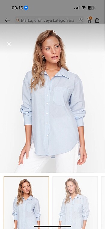 xs Beden Milla oversize gömlek