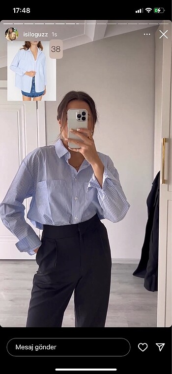 Milla oversize gömlek
