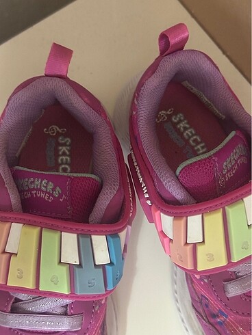 28 Beden pembe Renk Skechers piyano spor ayakkabı