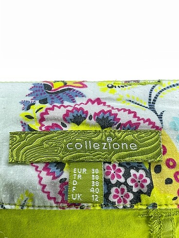 38 Beden yeşil Renk Collezione Mini Şort %70 İndirimli.