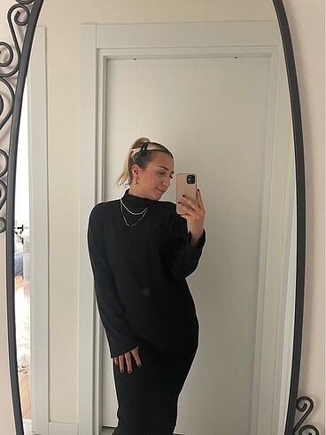 Zara ZARA STREÇ YUMUŞAK ELBİSE
