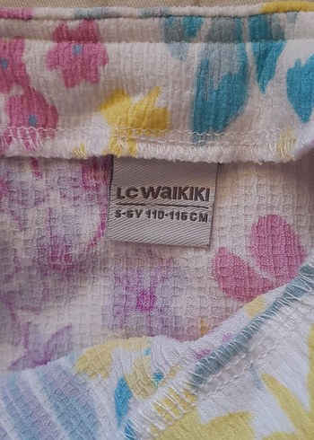 LC Waikiki Lcwaikiki Çocuk Renkli Fırfırlı Elbise