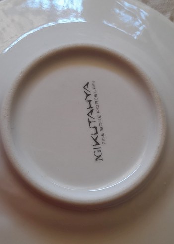  Beden beyaz Renk kütahya porselen Fincan ve Tabak