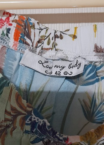 Adl love my body Renkli Bohem Kadın Bluz - Görsel 3