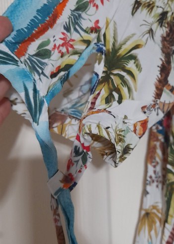 Adl love my body Renkli Bohem Kadın Bluz - Görsel 5