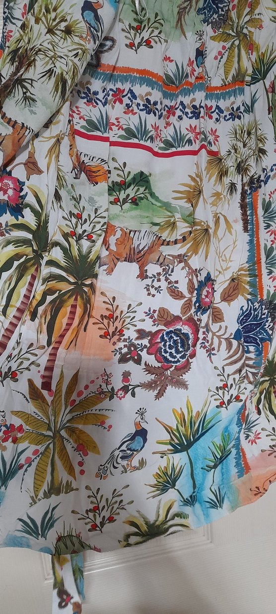 Adl love my body Renkli Bohem Kadın Bluz - Görsel 4