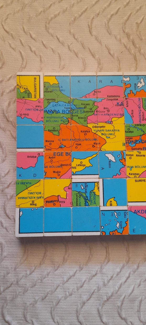 Renkli Çocuk Türkiye Haritası Puzzle - Görsel 2