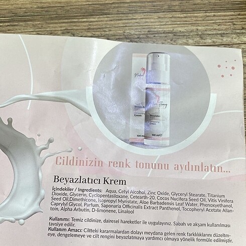  Beden Beyazlatıcı krem