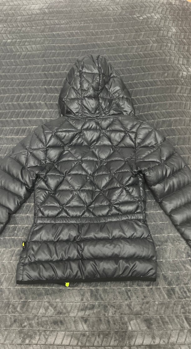 Siyah Mini Kadın Kışlık Mont Fermuarlı - Görsel 5