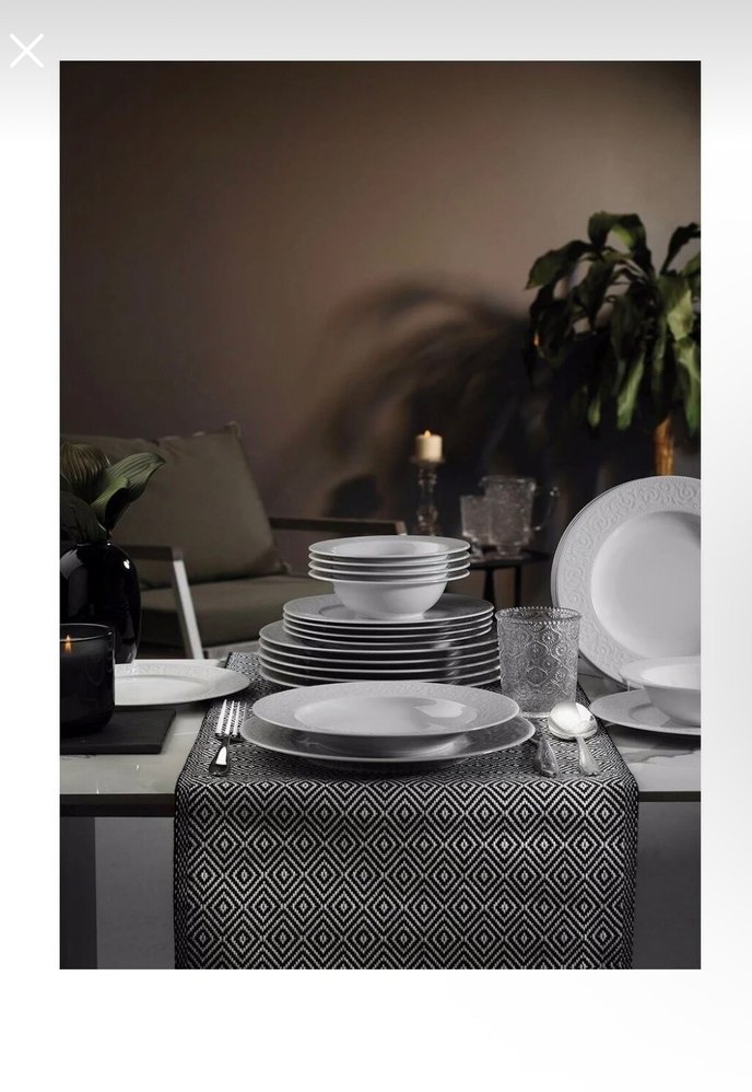 Beyaz Yemek Takımı - Görsel 3