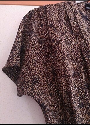 Leoparlı elbise